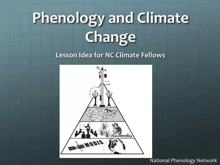 phenology and climate change
