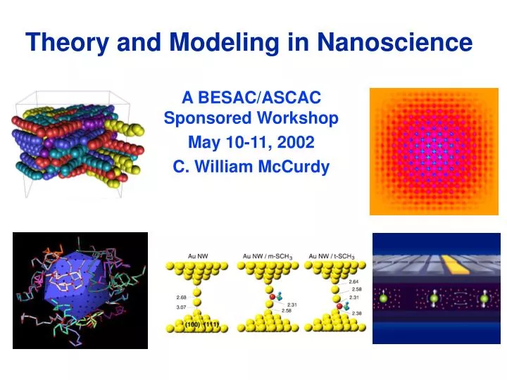 a besac ascac sponsored workshop may 10 11 2002 c william mccurdy