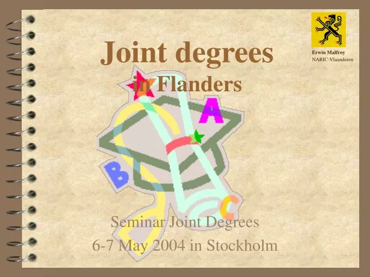 joint degrees in flanders