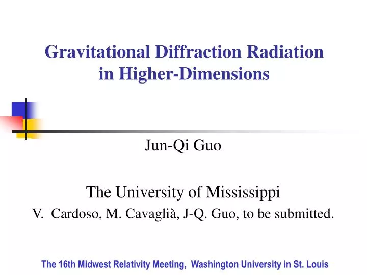 gravitational diffraction radiation in higher dimensions
