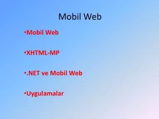 Mobil Web