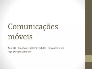 Comunicações móveis