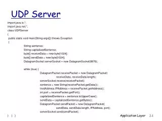 UDP Server