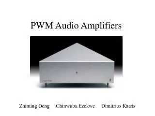 PWM Audio Amplifiers