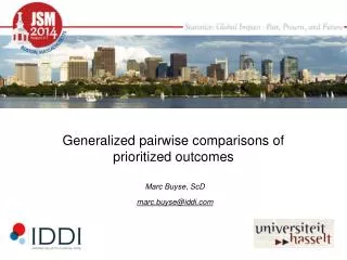 Generalized pairwise comparisons of prioritized outcomes