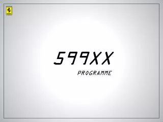 599XX PROGRAMME