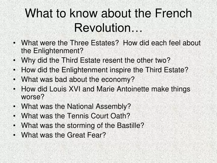 what to know about the french revolution