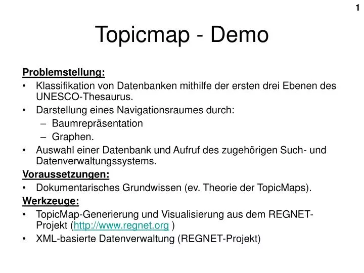 topicmap demo