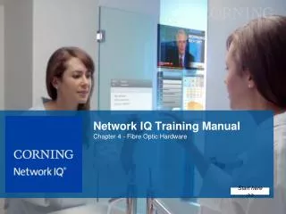 Network IQ Training Manual Chapter 4 - Fibre Optic Hardware