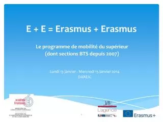E + E = Erasmus + Erasmus