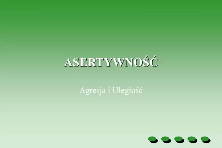 asertywno