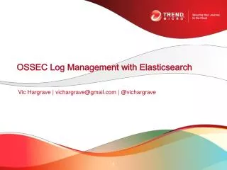OSSEC Log Management with Elasticsearch