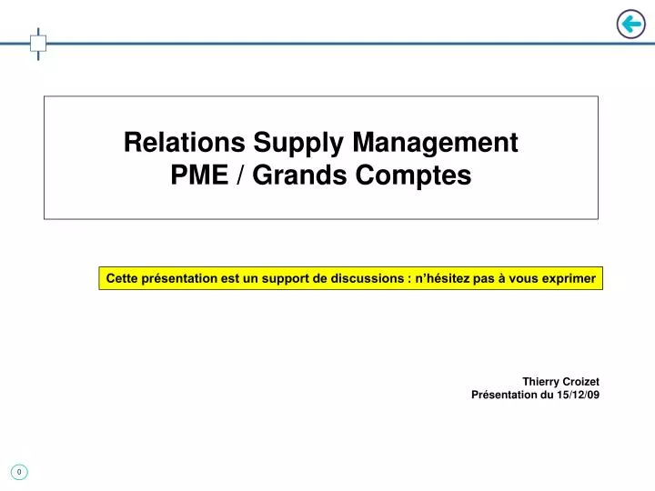 relations supply management pme grands comptes
