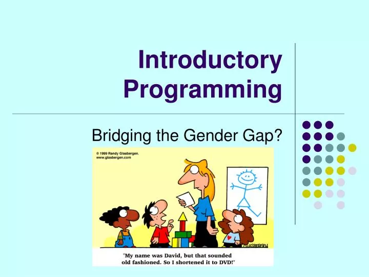 introductory programming
