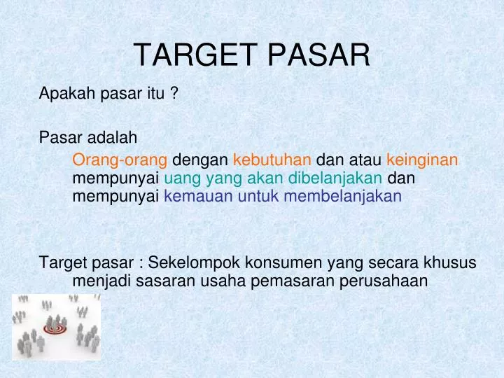 target pasar