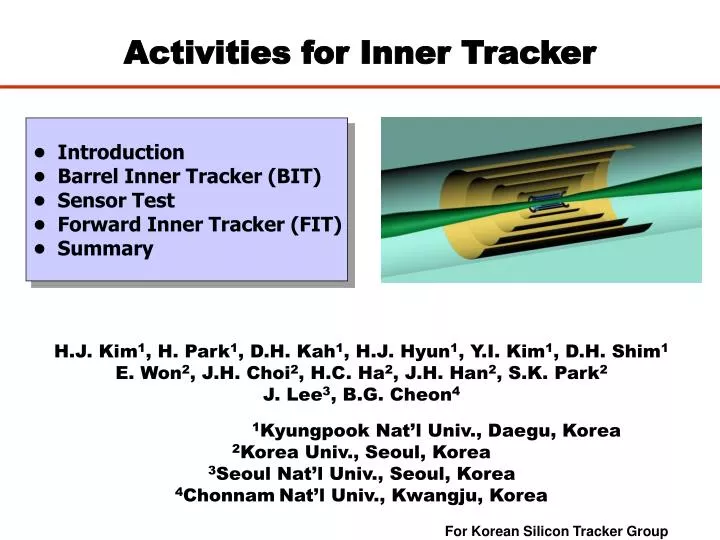activities for inner tracker