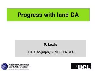 Progress with land DA