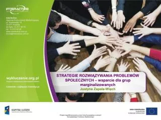 Strategie rozwiązywania problemów społecznych – wsparcie dla grup marginalizowanych