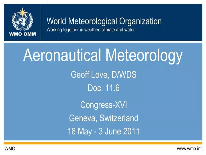 aeronautical meteorology