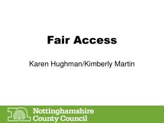 Fair Access
