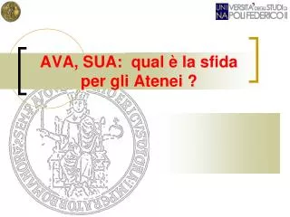 AVA, SUA: qual è la sfida per gli Atenei ?
