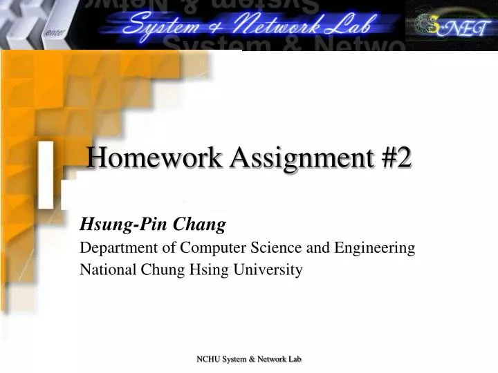 homework assignment 2