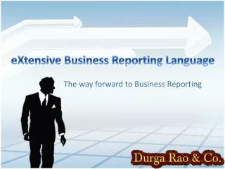 eXtensive Business Reporting Language