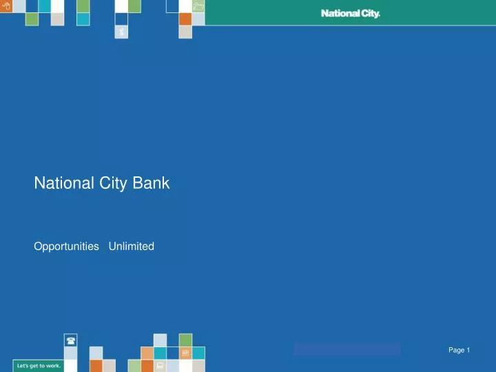 national city bank opportunities unlimited