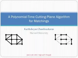 A Polynomial-Time Cutting-Plane Algorithm for Matchings