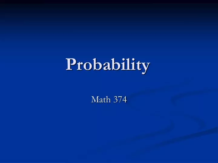 probability