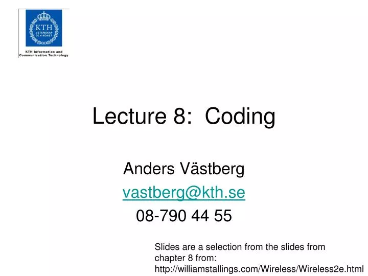 lecture 8 coding