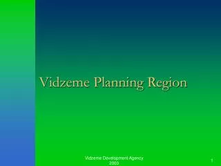 Vidzeme Planning Region