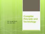 Compiler Principle and Technology - slide 1