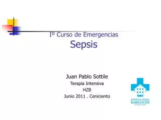 Iº Curso de Emergencias Sepsis