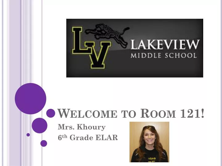 welcome to room 121
