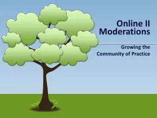 Growing the Community of Practice