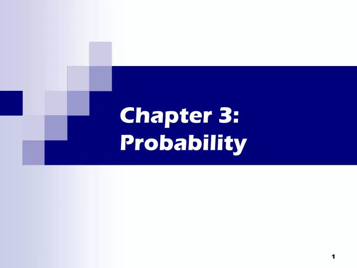 chapter 3 probability