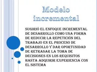 Modelo incremental