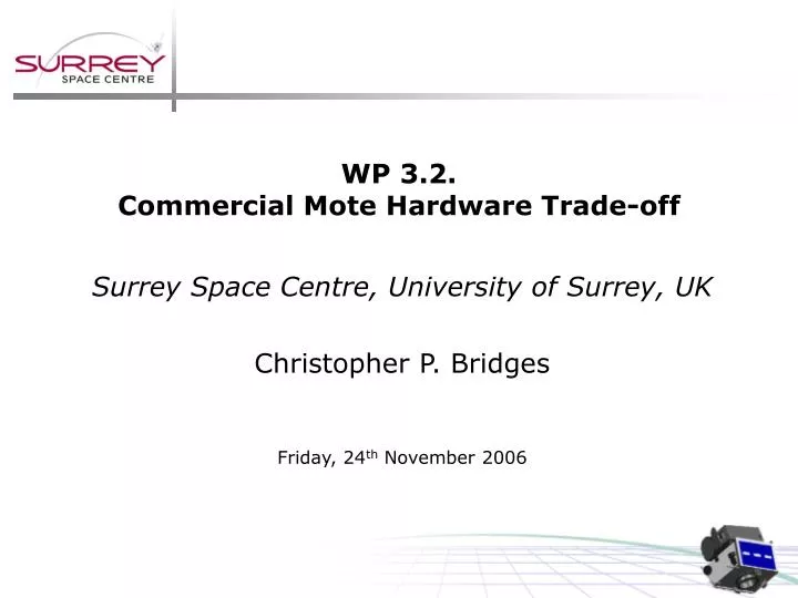 wp 3 2 commercial mote hardware trade off