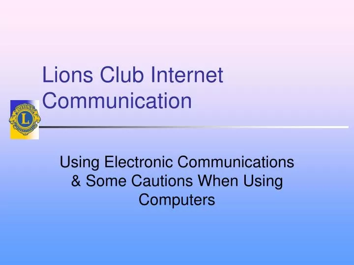 using electronic communications some cautions when using computers