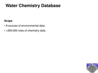 Water Chemistry Database