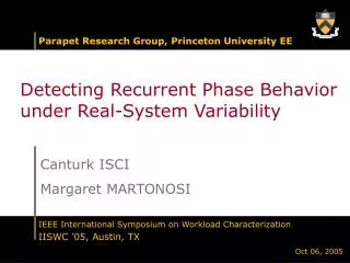 Detecting Recurrent Phase Behavior under Real-System Variability