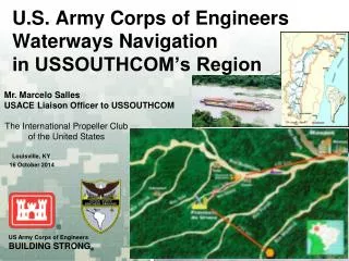 U.S. Army Corps of Engineers Waterways Navigation in USSOUTHCOM’s Region