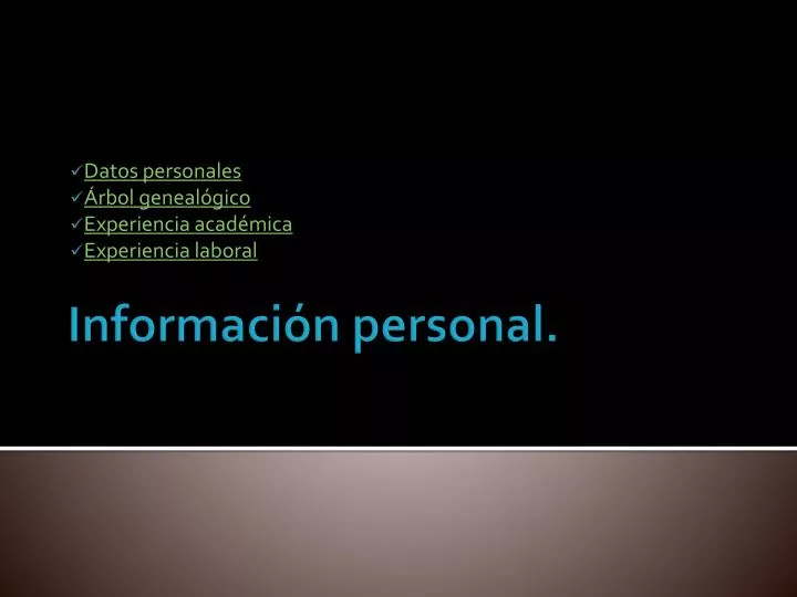 datos personales rbol geneal gico experiencia acad mica experiencia laboral