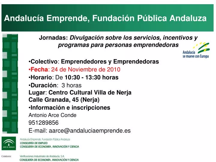 andaluc a emprende fundaci n p blica andaluza