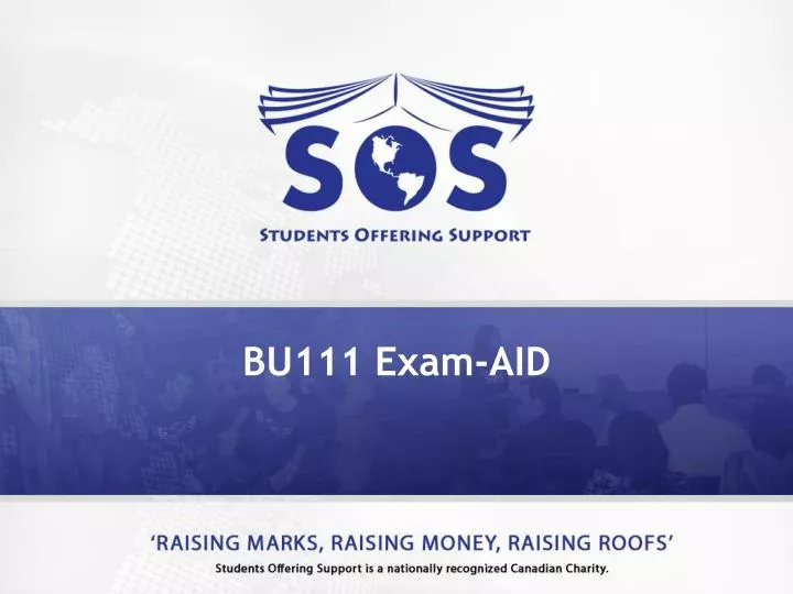 bu111 exam aid