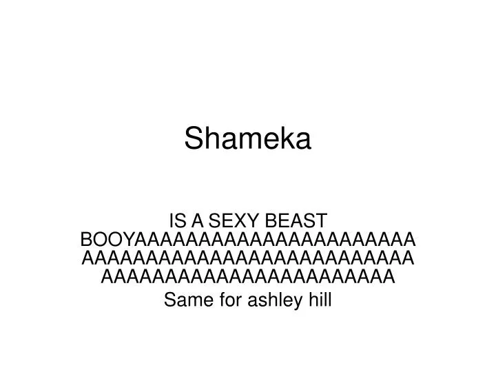 shameka