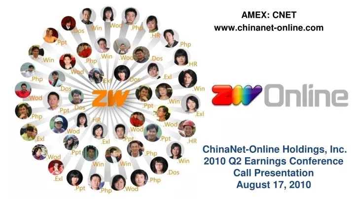 chinanet online holdings inc 2010 q2 earnings conference call presentation august 17 2010
