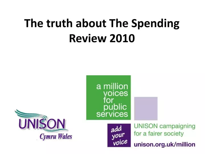 the truth about the spending review 2010