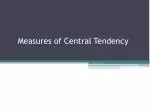 Measures of Central Tendency - slide 1